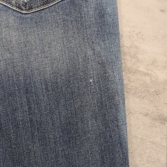 American Eagle Tomgirl Jeans Ripped Destroyed Super Stretch Slim Leg Denim - Picture 10 of 16